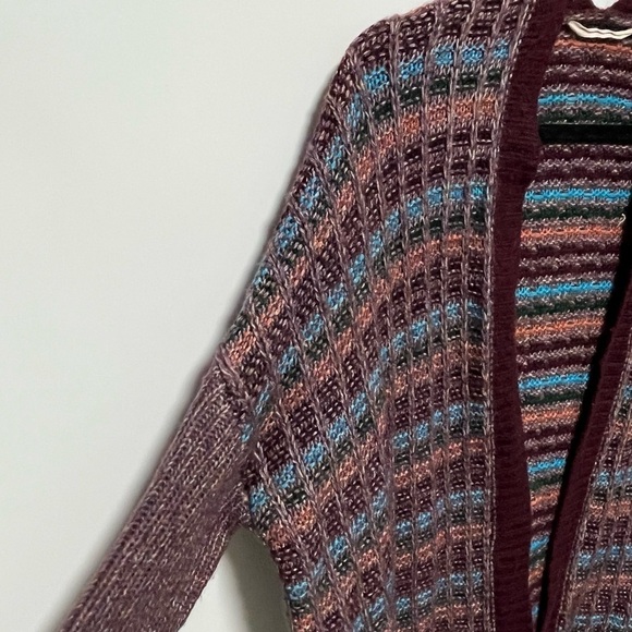Soft Surroundings Eirene Multicolor
Wool Blend Knit Open front Cardigan sweater - Picture 5 of 10